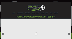 Desktop Screenshot of lakecountysportscenter.com